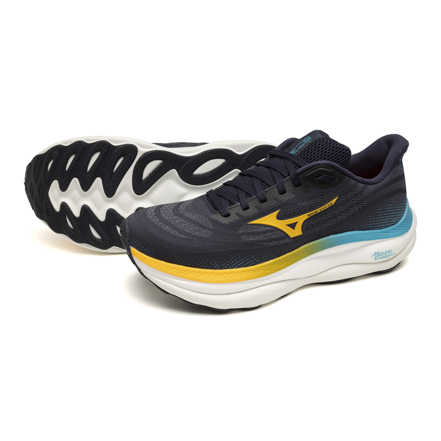 Mizuno WAVE SKY 9 Baritone Blue/Citrus/Capri Breeze